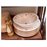 Homer Laughlin China (Rambler Rose Pattern)