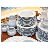 Blue Wedgwood China Set