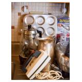 Percolator, Pitcher, Baking Pans, Hand Mixer