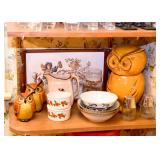 Owl Figurines & Cookie Jar, Bowls, Ramekins, Kitchenware