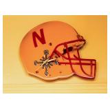 Nebraska Football Helmet Wall Clock