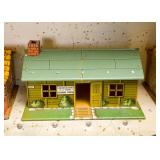 Vintage Tin Litho US Army Training Center Playset Toy