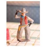 Cast Iron Cowboy Figure