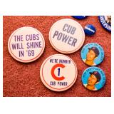 Vintage Chicago Cubs Buttons