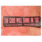 Vintage Chicago Cubs Bumper Stickers