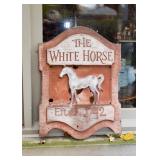 "The White Horse" Sign 