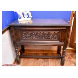 BUY IT NOW! Lot #103, Antique Carved Buffet / Sideboard Drop-Down Door (good used condition). $200