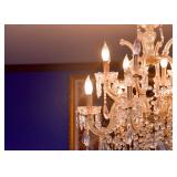 BUY IT NOW! Lot #108, Lovely Venetian Glass Chandelier, $1,200