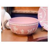 BUY IT NOW! Lot #116, Pink Wedgwood Bisque Jasperware Centerpiece Bowl, $35