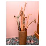 SOLD--Lot #132, Collection of Walking Sticks & Canes, $60 for ALL