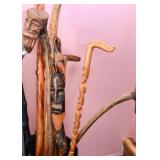 SOLD--Lot #132, Collection of Walking Sticks & Canes, $60 for ALL