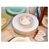 Fine China Plates & Bowl