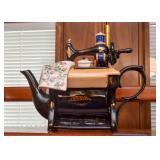 SOLD--Lot #149, Cardew Design Infusion Sewing Machine Tea Pot (Made in England), $20