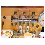 Kitchen Rack with Infused Oils & Salts