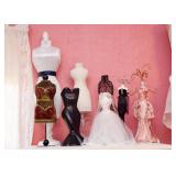 Miniature Dress Forms & Jewelry Holders