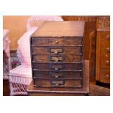 Vintage Oak Storage Box