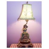 Vintage Figural Lady Table Lamp