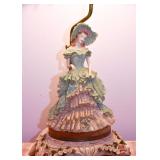 Vintage Figural Lady Table Lamp