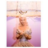 Vintage Figural Lady Table Lamp