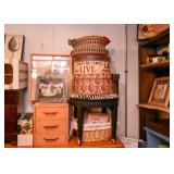 Zebra Stripe Vanity Chair, Storage Bins, Boxes, Baskets, Prints & Picture Frames