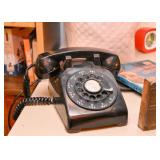 Vintage Black Rotary Telephone