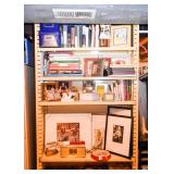 Books, Picture Frames, Home Decor, Metal Utility Shelving
