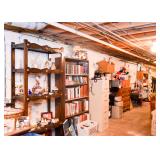 Basement FILLED with Furniture, Collectibles, Craft Supplies, Clothing, Home Decor & Housewares!