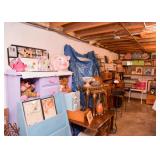 Basement FILLED with Furniture, Collectibles, Craft Supplies, Clothing, Home Decor & Housewares!