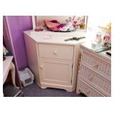 White Corner Cabinet