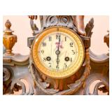 Art Nouveau Mantle Clock with Cherub 