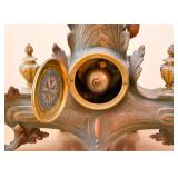 Art Nouveau Mantle Clock with Cherub 