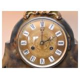 Vintage Brass Art Nouveau Mantle Clock