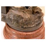 Bronze Statue / Sculpture of a Woman, Signed Geo Maxim