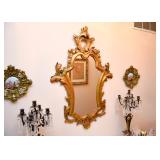 Ornate Carved Wall Mirror