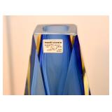 Vintage Blue Mandruzzato Murano Glass Vase
