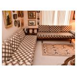 Mid Century Modern Daybed / Sofa / Sectional, Two Sections