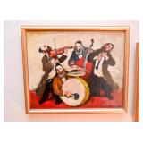 Original Framed Painting, Judaica, Signed