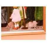 Original Framed Painting, Judaica, Signed