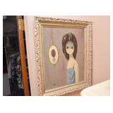 Framed Original Artwork, Signed Fellini