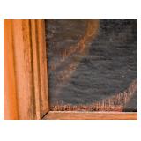 Small Antique Oil On Board Portrait Painting, Signed by Artist