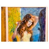 Original Framed Painting, Signed Grossman