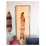 Framed African Batik