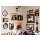 Artwork, Metal Wall Sculptures, Decorative Plates, Mirror, Etc.