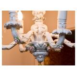 Vintage Porcelain Chandelier