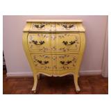 Vintage Yellow Painted Chest