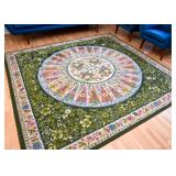 Pretty Colorful Floral Area Rug