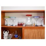 Margarita Glasses & Pitcher Set, Shot Glasses 