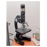 Vintage Microscope with Box