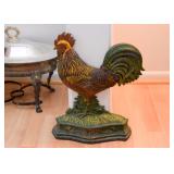 Cast Iron Rooster Door Stop / Doorstop