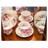 Royal Albert Flower of the Month Teacups